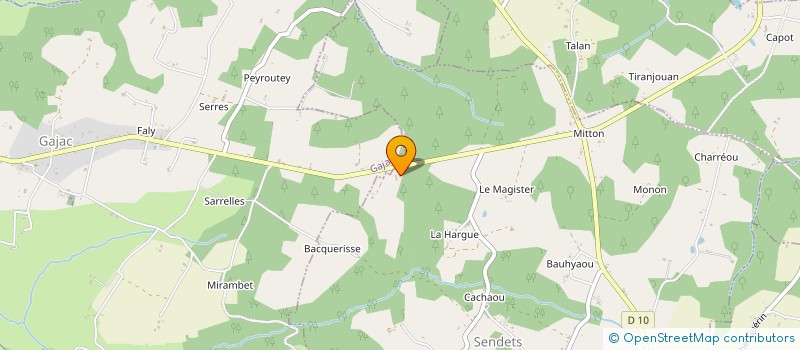 localisation de l'entreprise SCI LABAT GARNIER  LAVAZAN