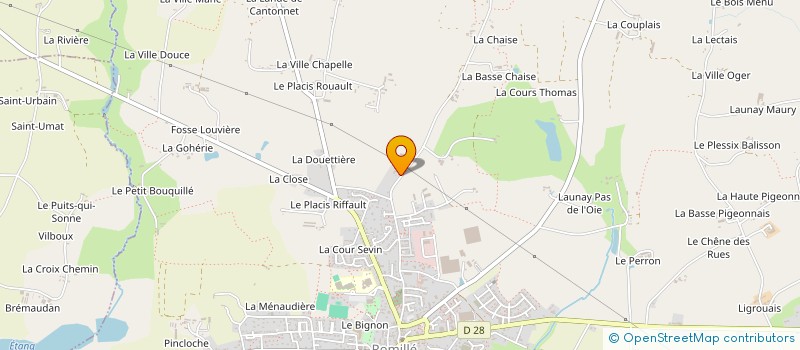 localisation de l'entreprise SCI LABBE-PICOT  ROMILLE