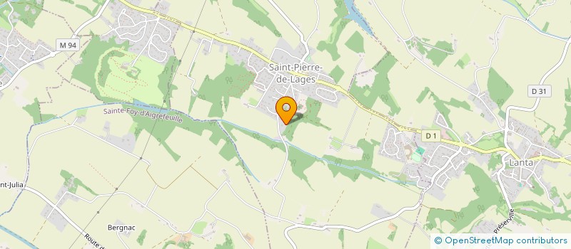 localisation de l'entreprise SCI LABBE TEAM  SAINT-PIERRE-DE-LAGES