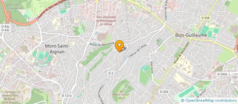 localisation de l'entreprise SCI LABBESSE  MONT-SAINT-AIGNAN