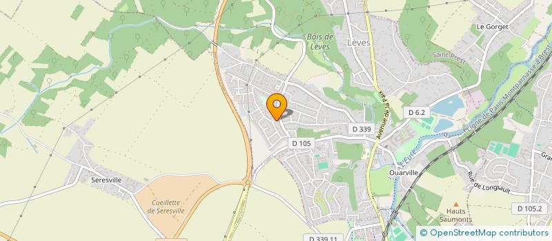 localisation de l'entreprise SCI LABE à LEVES