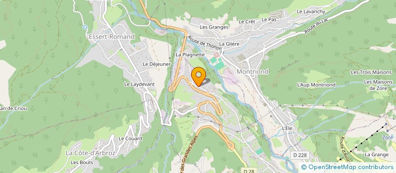 localisation de l'entreprise SCI LABEARD à MORZINE