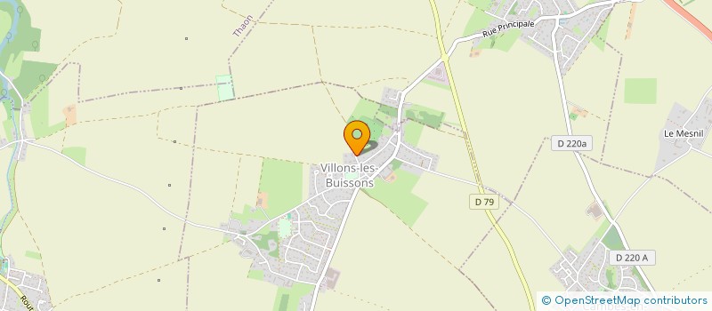 localisation de l'entreprise SCI LABEAU  VILLONS-LES-BUISSONS