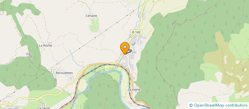 localisation de l'entreprise SCI LABEAUME MONTAVON  BARJAC