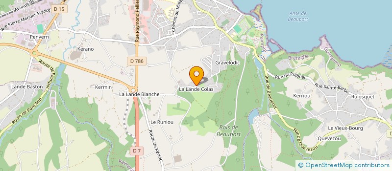 localisation de l'entreprise SCI LABEC  PAIMPOL