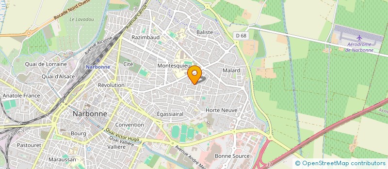 localisation de l'entreprise SCI LABEIRIE IMMOBILIER à NARBONNE