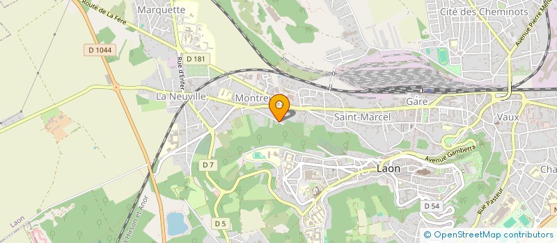 localisation de l'entreprise SCI LABEL à LAON