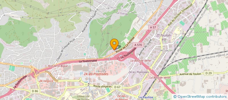 localisation de l'entreprise SCI LABEL  LA GARDE