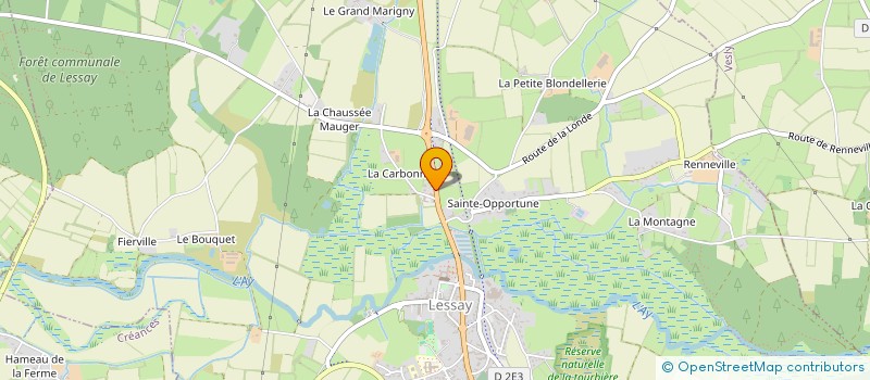 localisation de l'entreprise SCI LABEL COTENTIN  LESSAY