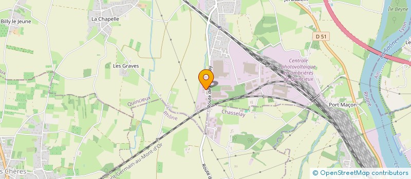 localisation de l'entreprise SCI LABEL FACTORY  QUINCIEUX