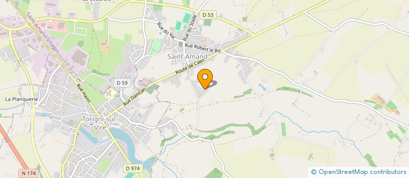 localisation de l'entreprise SCI LABEL IMMO  SAINT-AMAND-VILLAGES