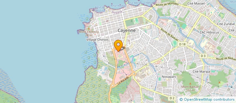 localisation de l'entreprise SCI LABEL MAISON  CAYENNE