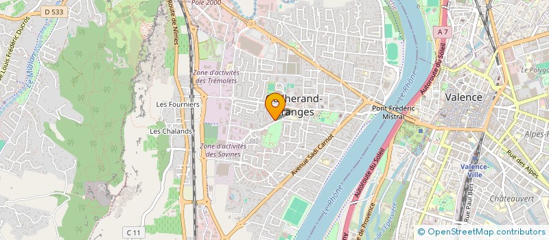 localisation de l'entreprise SCI LABEL VERTE à GUILHERAND-GRANGES