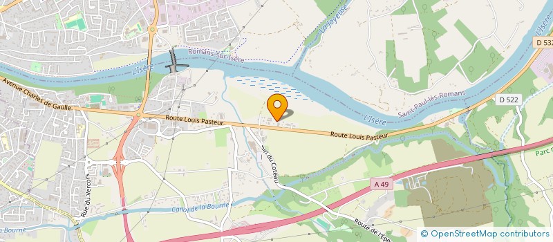 localisation de l'entreprise SCI LABELL  CHATUZANGE-LE-GOUBET