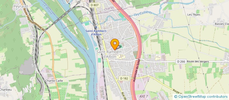 localisation de l'entreprise SCI LABELLEDENT  SAINT-RAMBERT-D'ALBON