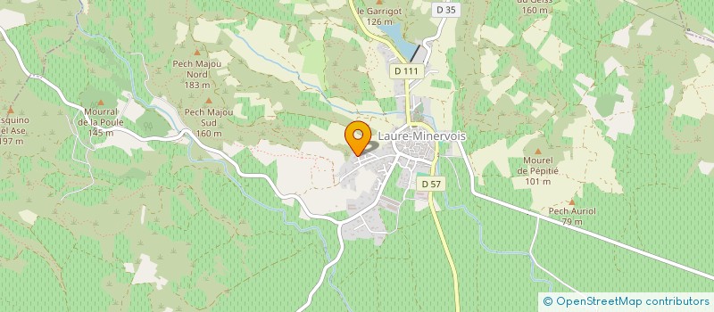 localisation de l'entreprise SCI LABENC  LAURE-MINERVOIS