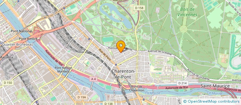 localisation de l'entreprise SCI LABERVAL  CHARENTON-LE-PONT