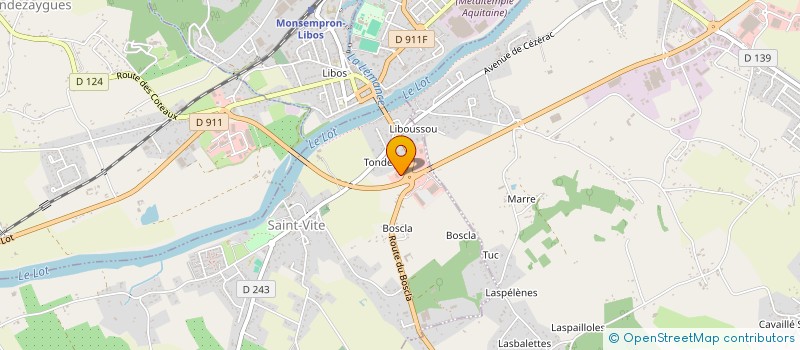 localisation de l'entreprise SCI LABESQUE  CONDEZAYGUES