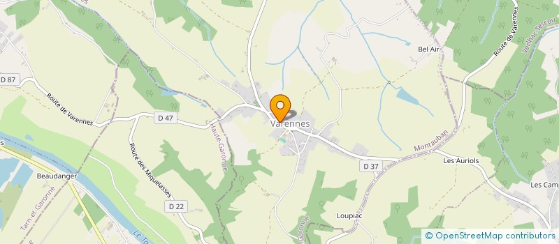 localisation de l'entreprise SCI LABESSIERES  VARENNES