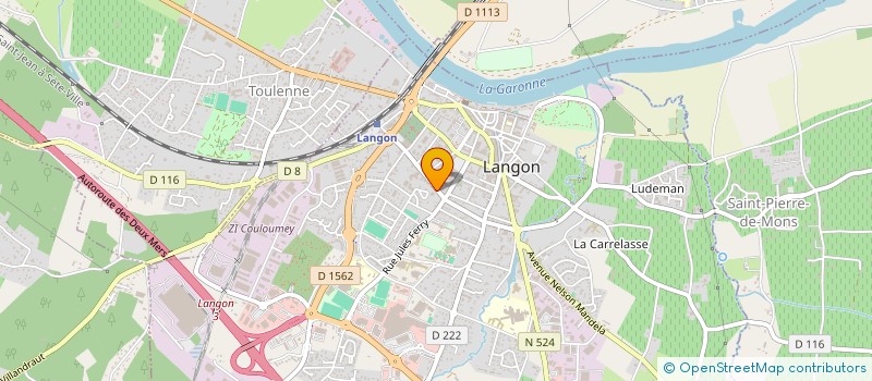 localisation de l'entreprise SCI LABEVAJECH à LANGON