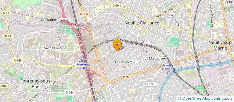 localisation de l'entreprise SCI LABEYRIE  LE PERREUX-SUR-MARNE