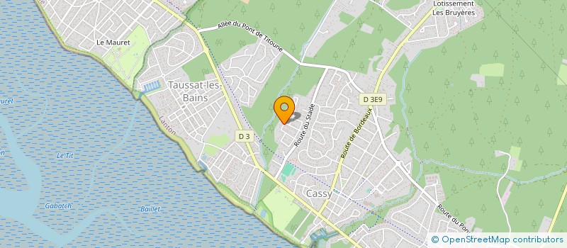 localisation de l'entreprise SCI LABEYRIE SCO  LANTON