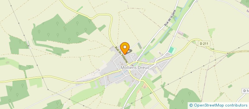 localisation de l'entreprise SCI LABH  MOLLIENS-DREUIL