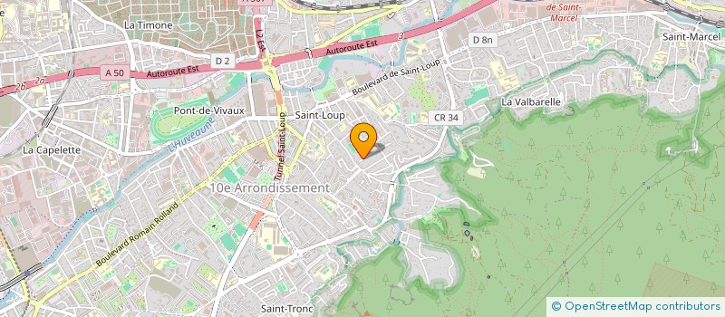localisation de l'entreprise SCI LABHAR IMMO 13 à MARSEILLE