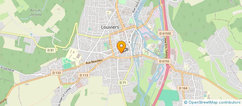 localisation de l'entreprise SCI LABICHE  HONDOUVILLE