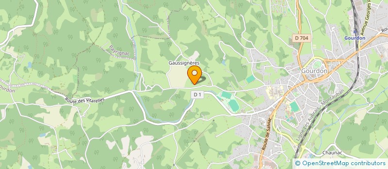 localisation de l'entreprise SCI LABIO  GOURDON