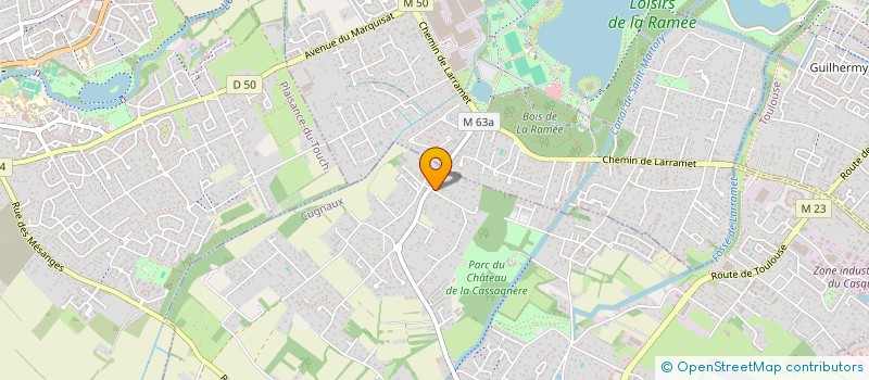 localisation de l'entreprise SCI LABISSY-GOULM  CUGNAUX