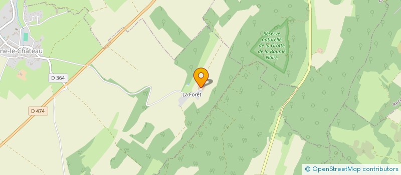 localisation de l'entreprise SCI LABLANCHE DARGENT  FRASNE-LE-CHATEAU