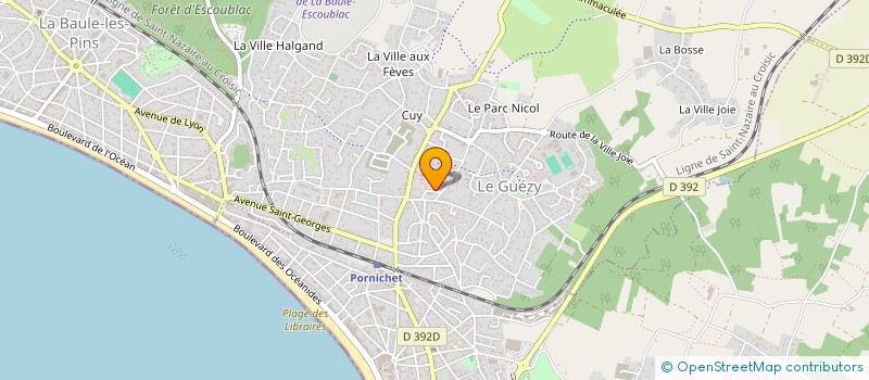 localisation de l'entreprise SCI LABO à LA BAULE-ESCOUBLAC