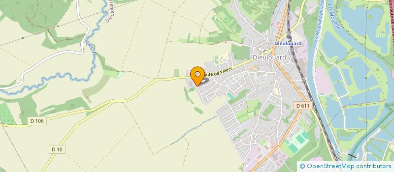 localisation de l'entreprise SCI LABO SCARPONNAIS  DIEULOUARD