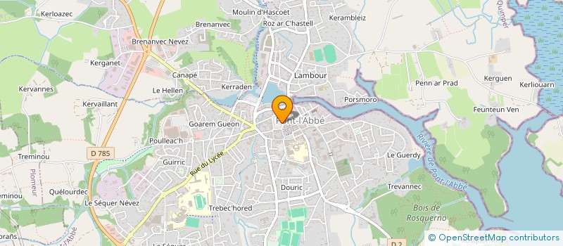 localisation de l'entreprise SCI LABOCA  PONT-L'ABBE