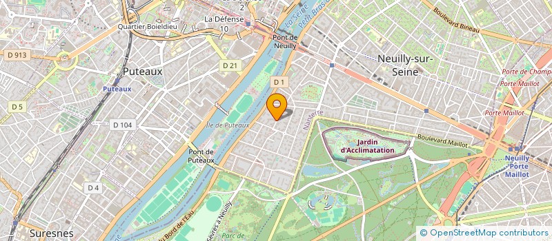 localisation de l'entreprise SCI LABOCHAMP à NEUILLY-SUR-SEINE