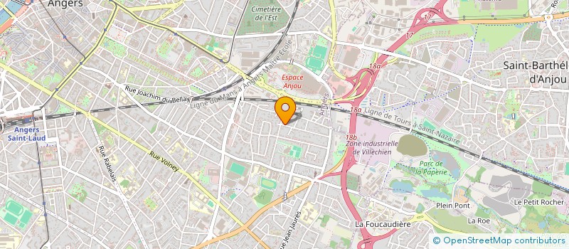 localisation de l'entreprise SCI LABOGERMIC à ANGERS