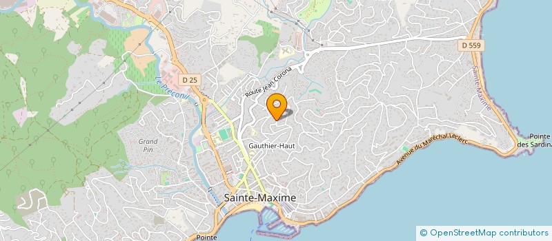 localisation de l'entreprise SCI LABOISSE à SAINTE-MAXIME