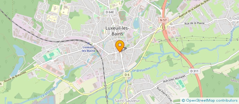 localisation de l'entreprise SCI LABOLUXEUIL  LUXEUIL-LES-BAINS