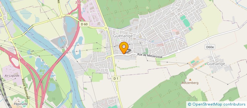 localisation de l'entreprise SCI LABONENTENTE  GUENANGE