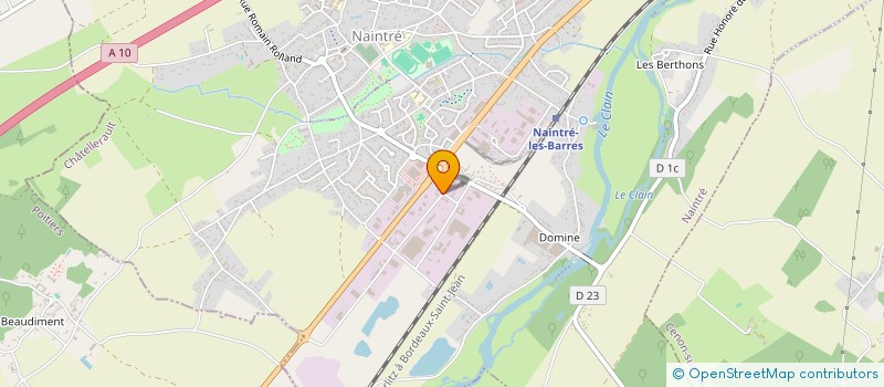 localisation de l'entreprise SCI LABOPIZZ  NAINTRE