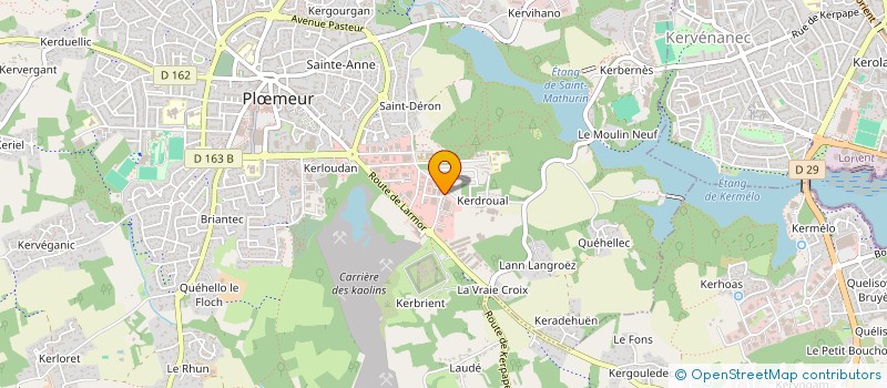 localisation de l'entreprise SCI LABOR à PLOEMEUR