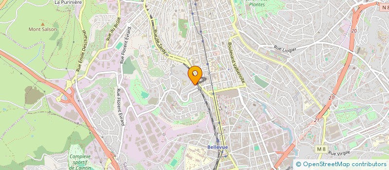 localisation de l'entreprise SCI LABORATOIRE  SAINT-ETIENNE