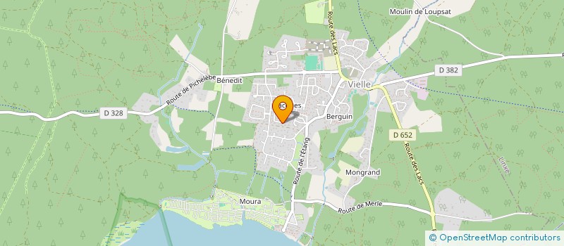 localisation de l'entreprise SCI LABORDE à VIELLE-SAINT-GIRONS