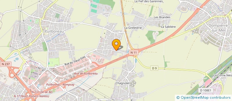 localisation de l'entreprise SCI LABORDE  PUILBOREAU