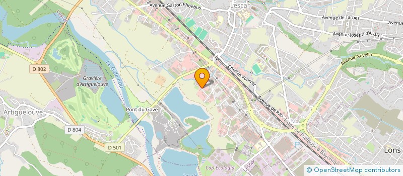 localisation de l'entreprise SCI LABORDE  LESCAR