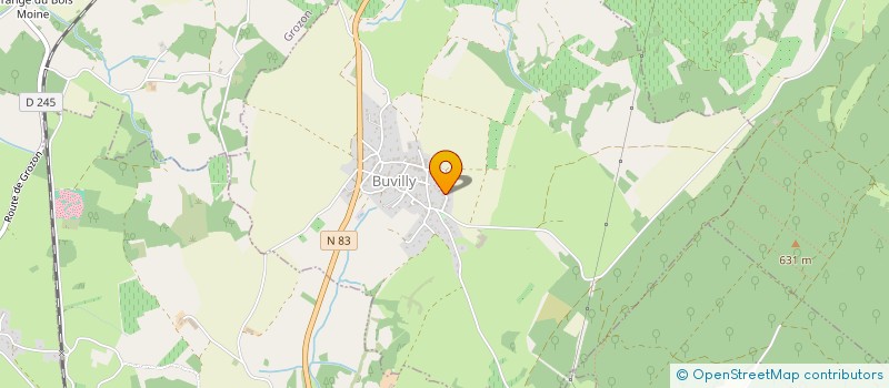 localisation de l'entreprise SCI LABORDE  BUVILLY