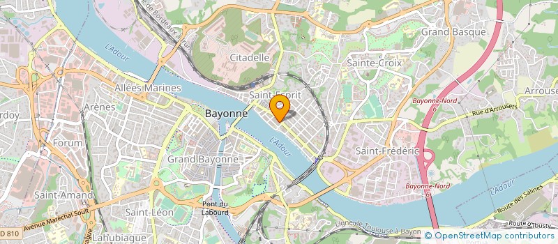localisation de l'entreprise SCI LABORDOTTE à BAYONNE