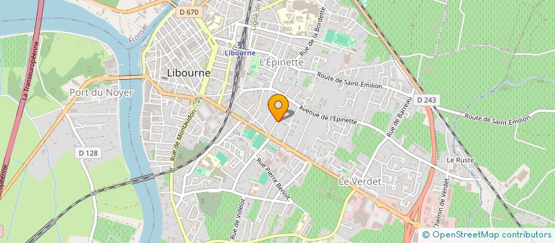 localisation de l'entreprise SCI LABORIEUSE  LIBOURNE