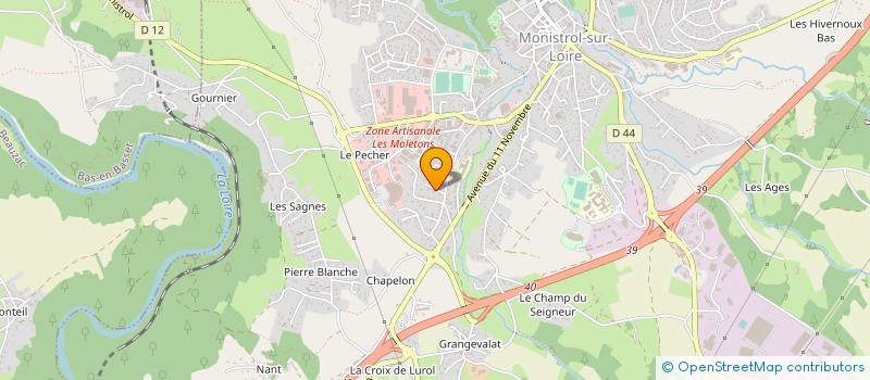 localisation de l'entreprise SCI LABOSYL  MONISTROL-SUR-LOIRE